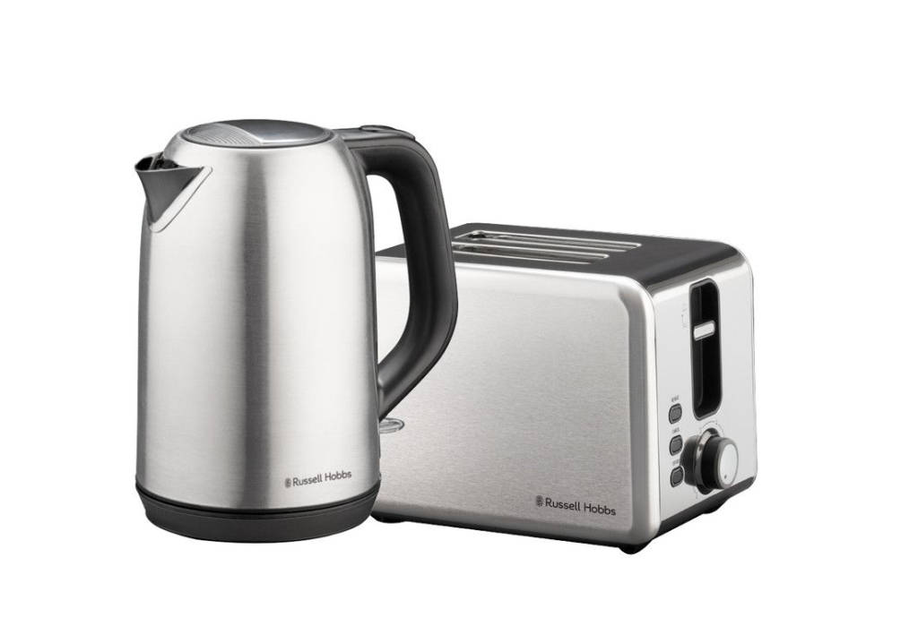 Toasters Russell Hobbs Everyday Stainless Steel Kettle and Toaster